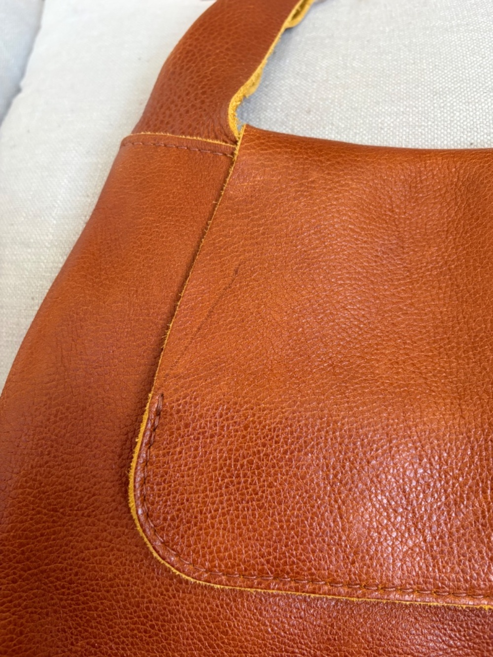Portland Leather Rowan Shoulder Bag in Sienna - Picture 8 of 8